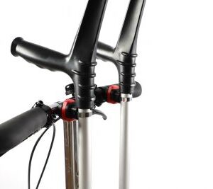 Gehstützen-Halterung  - Adapter Mini Quad (schwarz/rot)